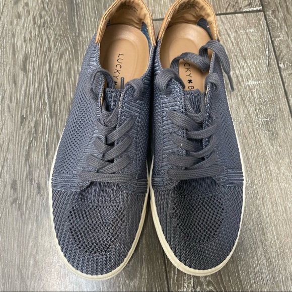 Lucky brand blue Luika sneakers woven lace up women’s size 6 - Picture 2 of 10